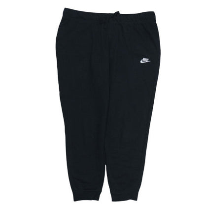 Nike Mens Black XL Fleece Jogger Trousers with Drawstring Waist