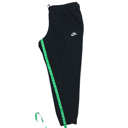 Nike Mens Black XL Fleece Jogger Trousers with Drawstring Waist