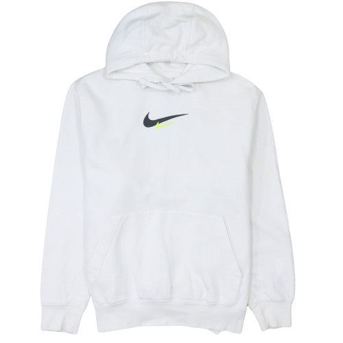 Mens UK Size M Nike White Pullover Hoodie