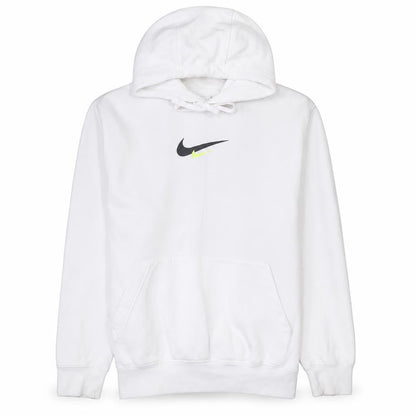 Mens UK Size M Nike White Pullover Hoodie