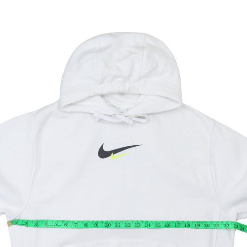 Mens UK Size M Nike White Pullover Hoodie