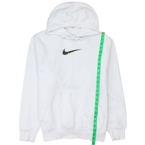 Mens UK Size M Nike White Pullover Hoodie