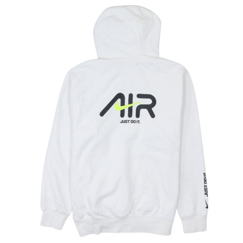 Mens UK Size M Nike White Pullover Hoodie