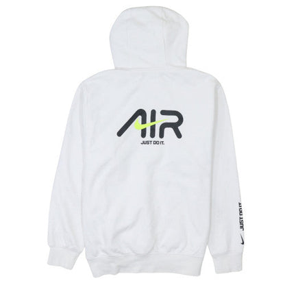 Mens UK Size M Nike White Pullover Hoodie