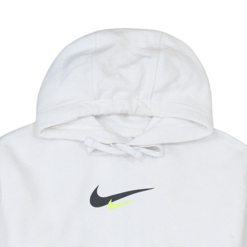 Mens UK Size M Nike White Pullover Hoodie
