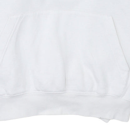 Mens UK Size M Nike White Pullover Hoodie