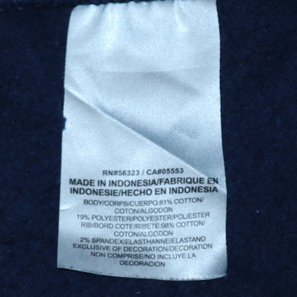 Mens UK Size 3XL Nike Blue 1/2 Zip Sweatshirt