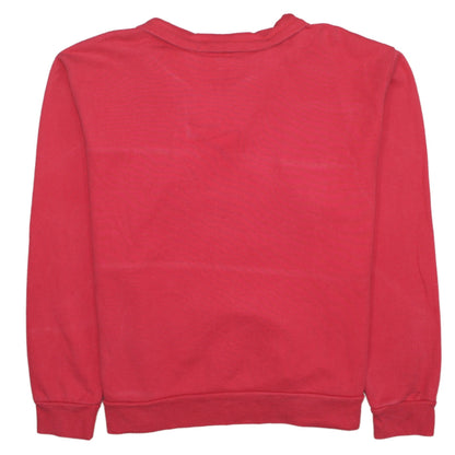 Mens UK Size XL Levi's Red 1/2 Zip Sweatshirt