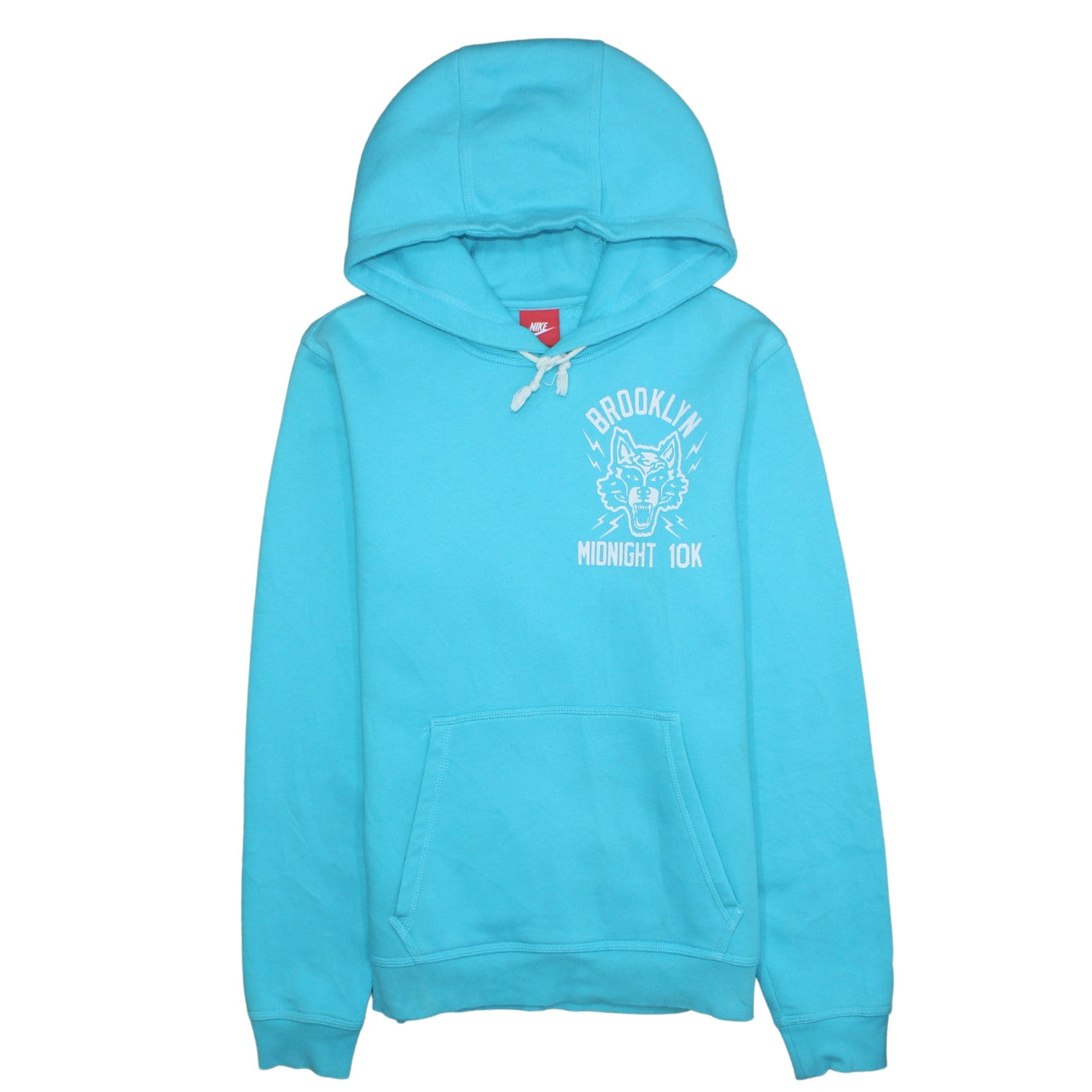 Mens UK Size S Nike Blue Pullover Hoodie