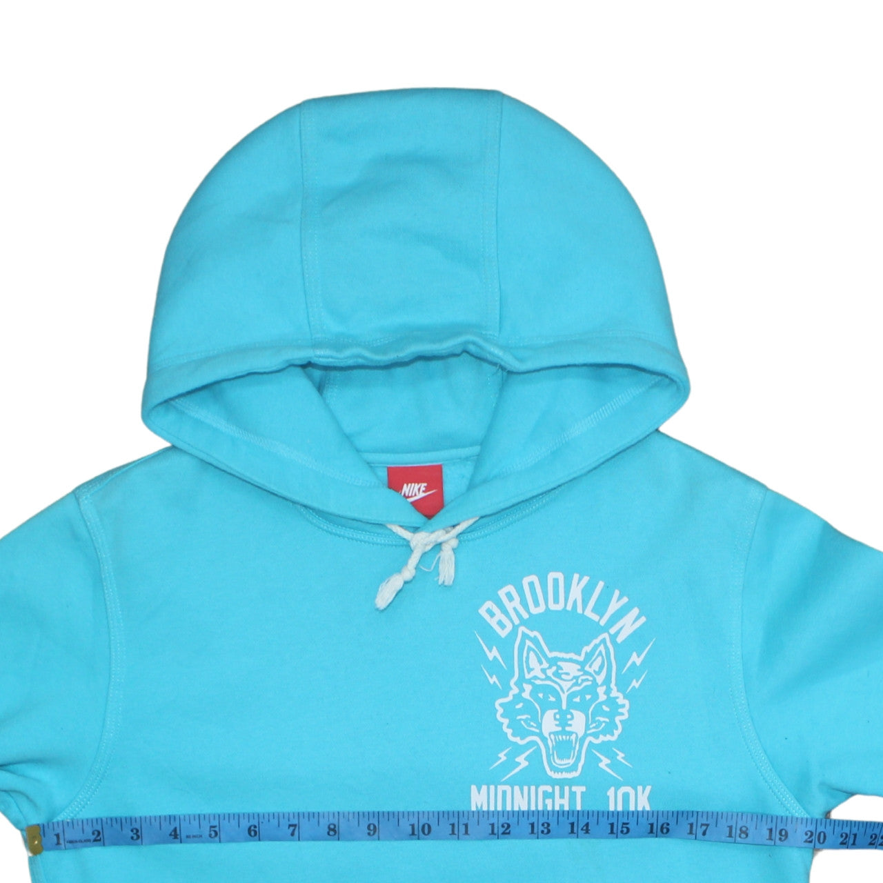 Mens UK Size S Nike Blue Pullover Hoodie
