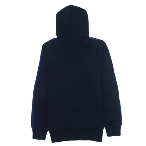 Mens UK Size S Adidas Blue Full Zip Hoodie