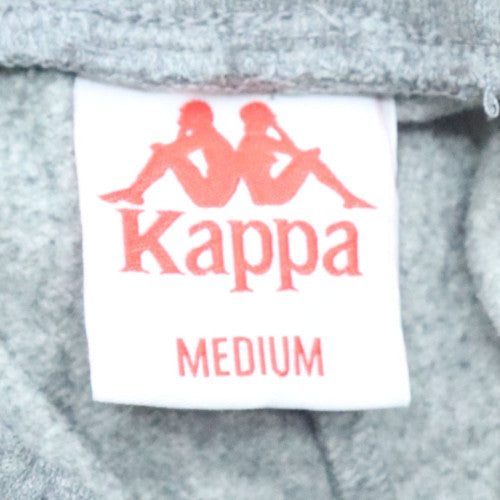 Kappa Men Grey Medium Jogger Sweatpants with Side Stripe
