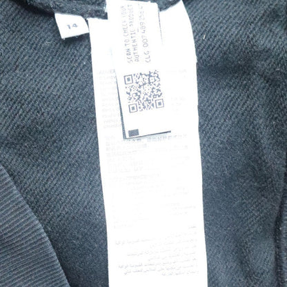 C.P. Company Womens Black Cotton Crew Neck Long Sleeve Top Size 14