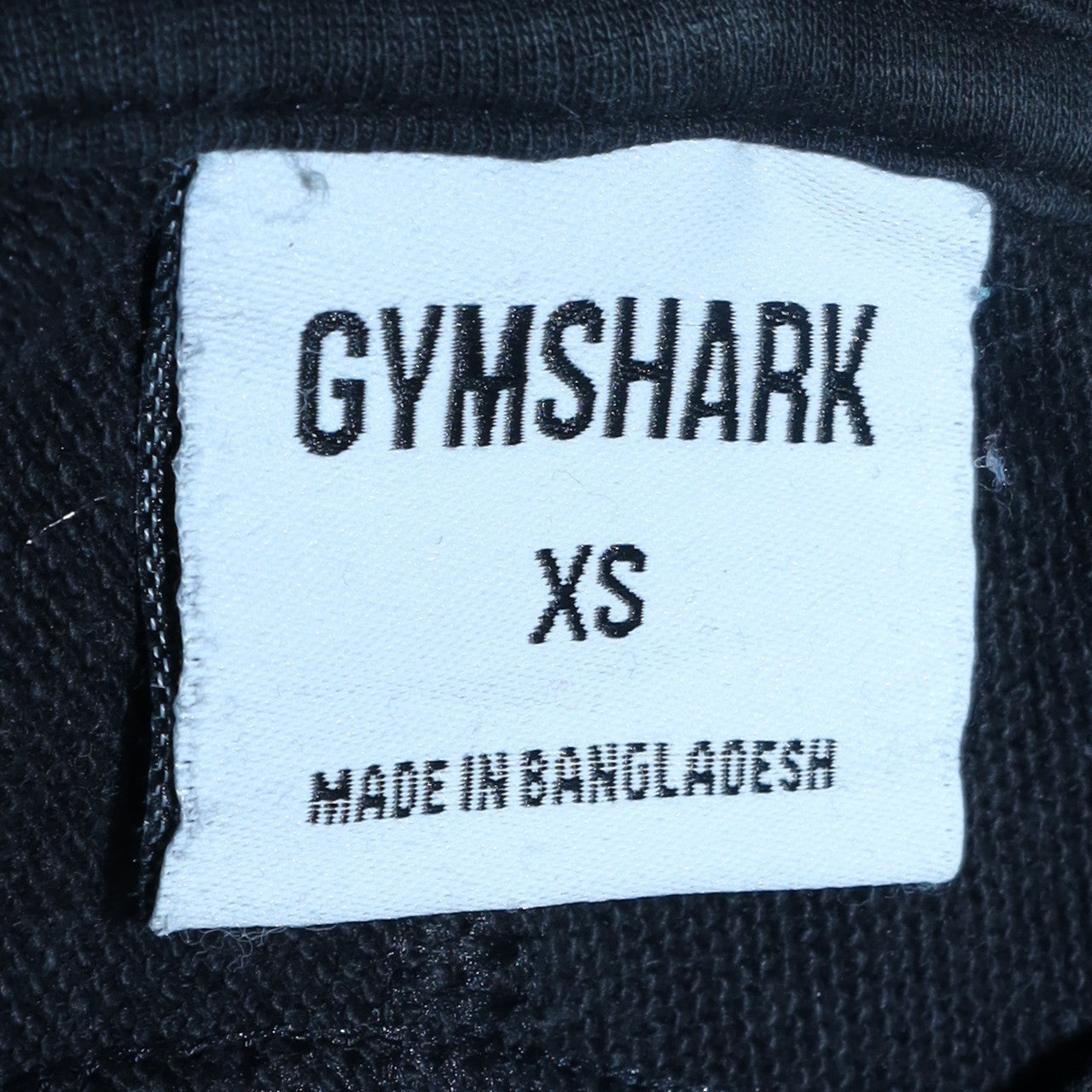Mens UK Size XS Gymshark Black Pullover Hoodie