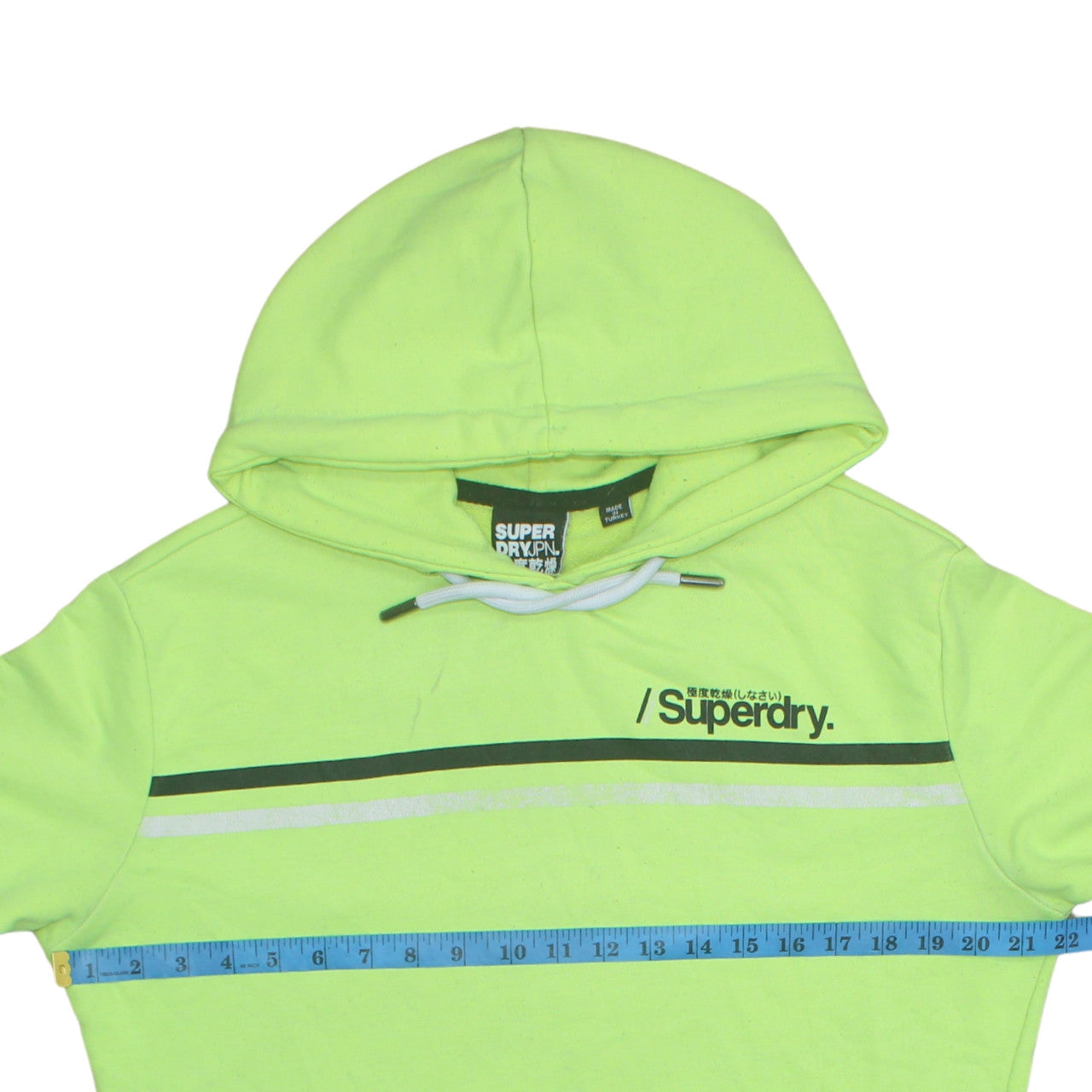 Mens UK Size S Superdry Green Pullover Hoodie