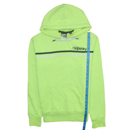 Mens UK Size S Superdry Green Pullover Hoodie