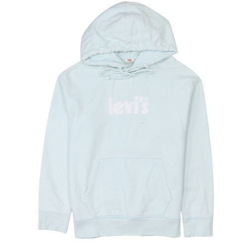 Womens UK Size XS Levi's Blue Pullover Hoodie