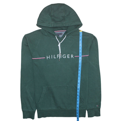 Mens UK Size 2XL Tommy Hilfiger Green Pullover Hoodie