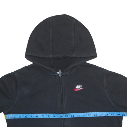 Teens UK Size XL Nike Black Full Zip Hoodie