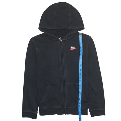 Teens UK Size XL Nike Black Full Zip Hoodie