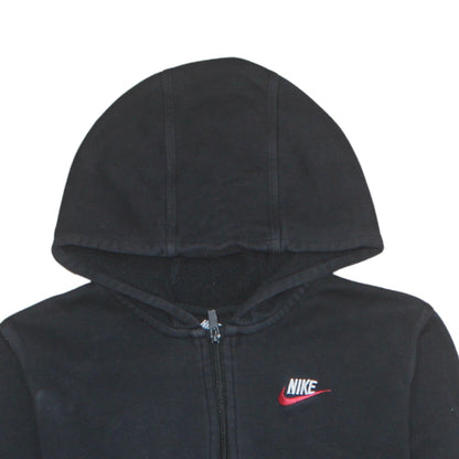 Teens UK Size XL Nike Black Full Zip Hoodie