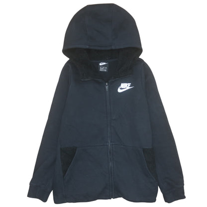Teens UK Size XL Nike Black Full Zip Hoodie