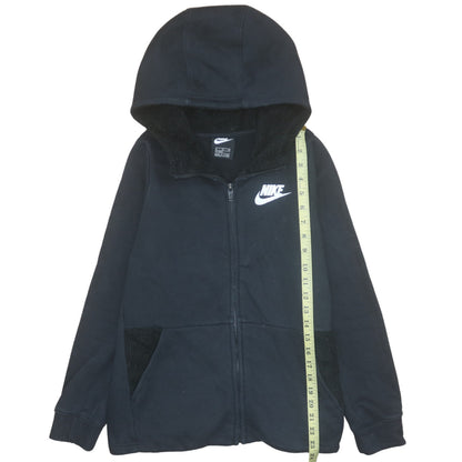 Teens UK Size XL Nike Black Full Zip Hoodie