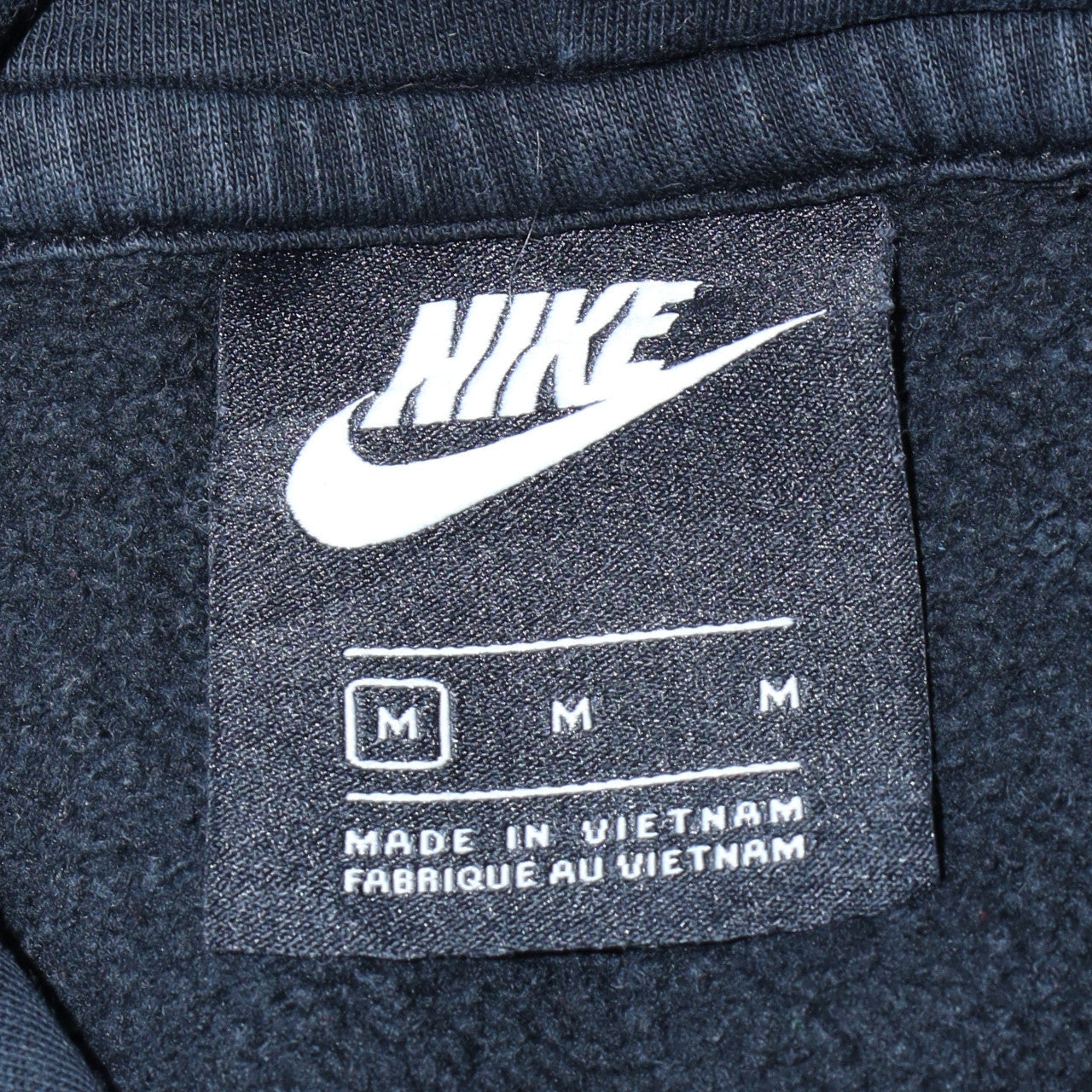 Womens UK Size M Nike Black Pullover Hoodie
