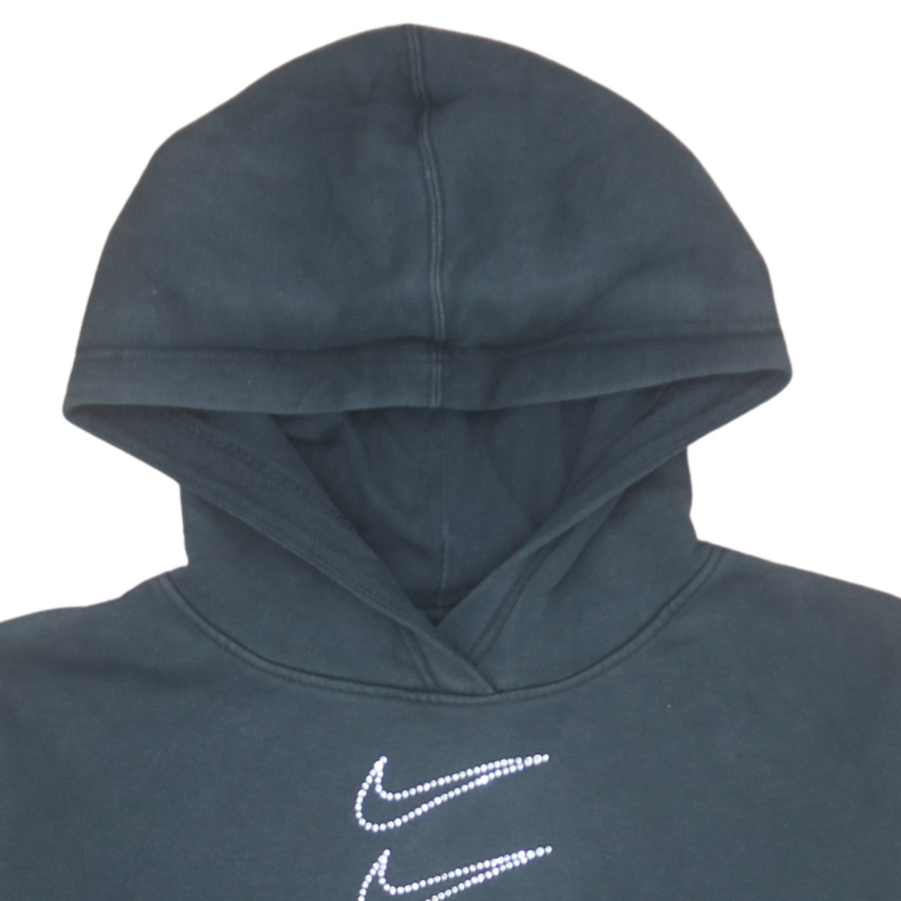 Womens UK Size M Nike Black Pullover Hoodie