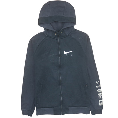 Mens UK Size M Nike Black Full Zip Hoodie