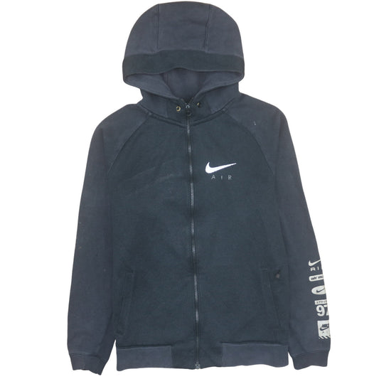 Mens UK Size M Nike Black Full Zip Hoodie
