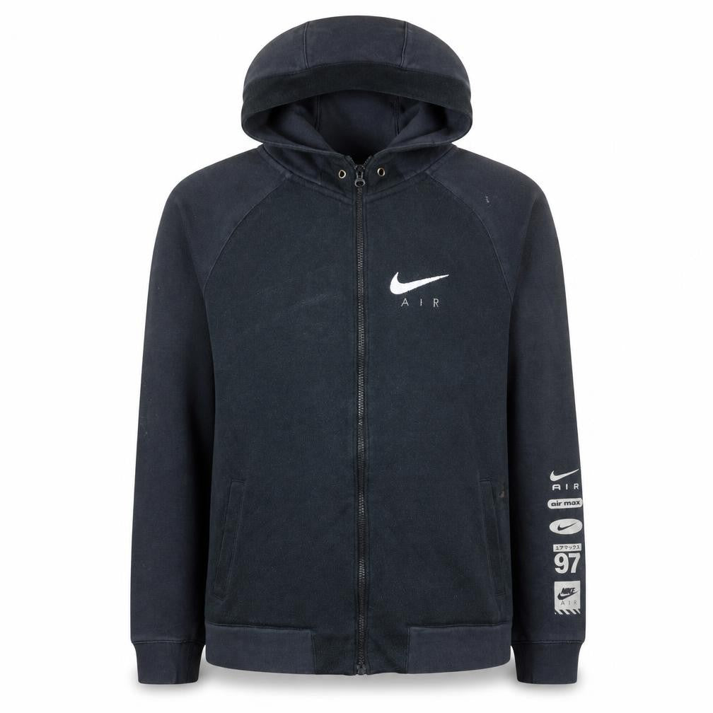 Mens UK Size M Nike Black Full Zip Hoodie