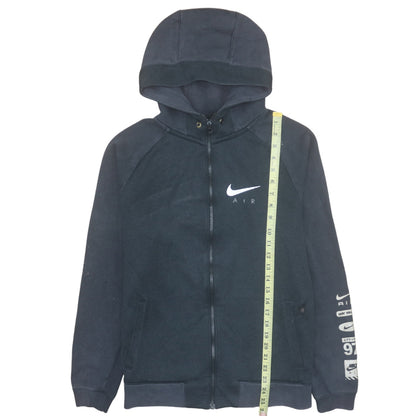 Mens UK Size M Nike Black Full Zip Hoodie