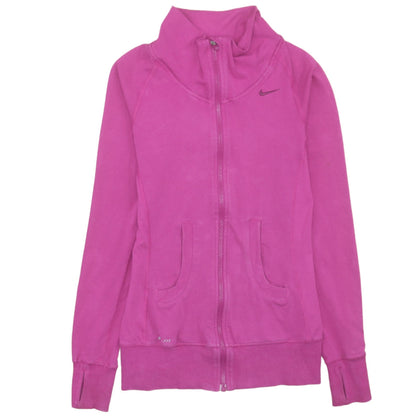 Womens UK Size XS Nike Pink Full Zip Sweatshirt