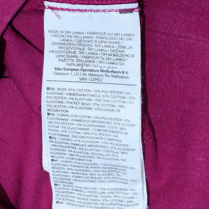 Womens UK Size XS Nike Pink Full Zip Sweatshirt