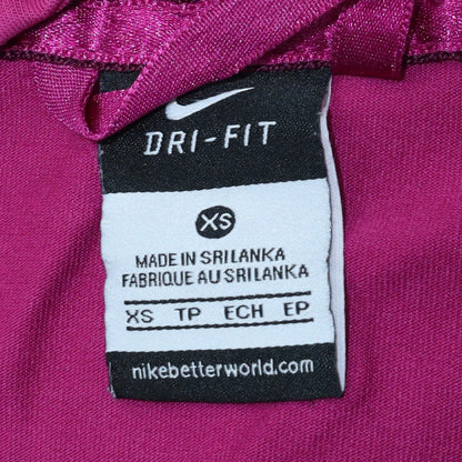 Womens UK Size XS Nike Pink Full Zip Sweatshirt