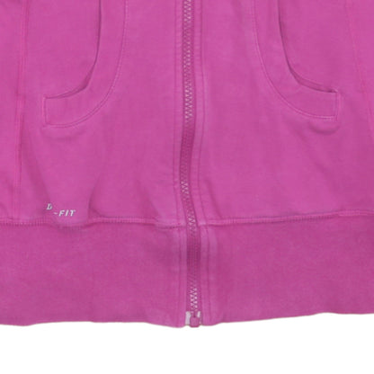 Womens UK Size XS Nike Pink Full Zip Sweatshirt