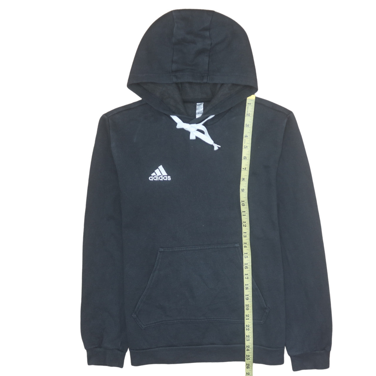 Mens UK Size S Adidas Black Pullover Hoodie