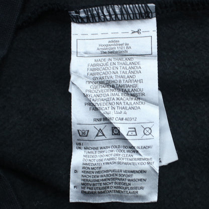 Mens UK Size S Adidas Black Pullover Hoodie