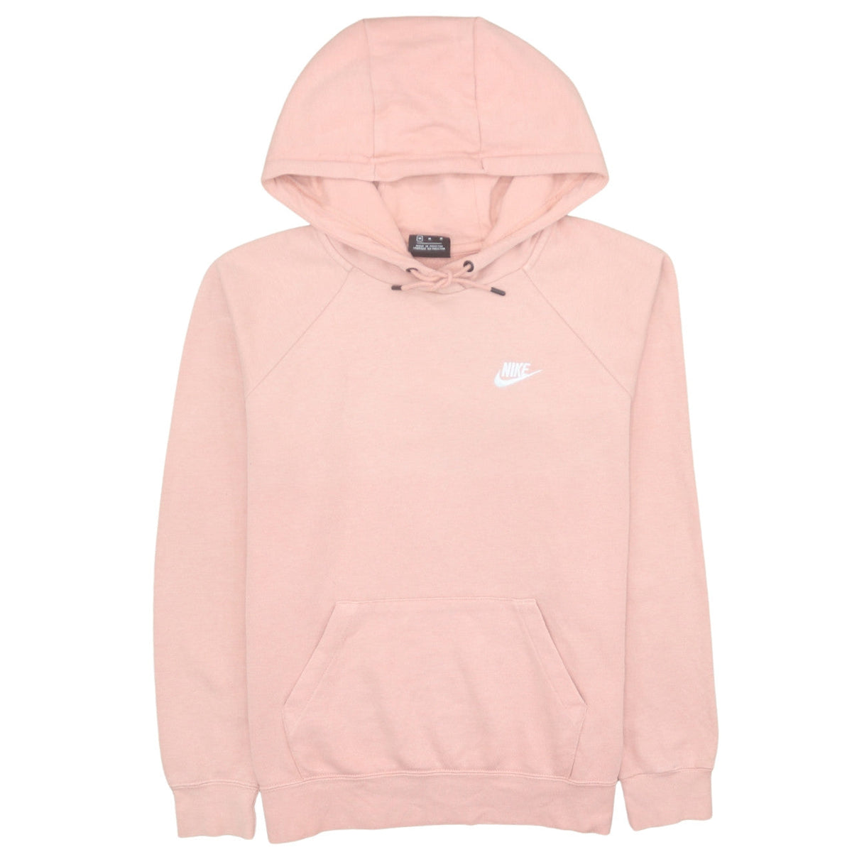 Womens UK Size M Nike Pink Pullover Hoodie
