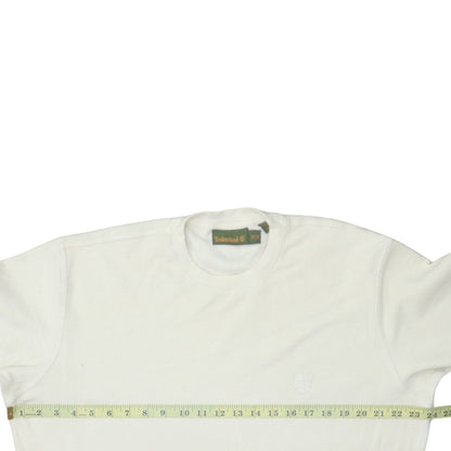 Mens UK Size 2XL Timberland White Pullover Sweatshirt