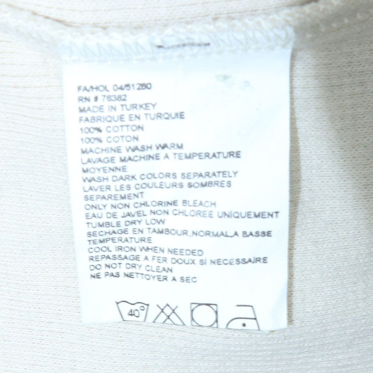 Mens UK Size 2XL Timberland White Pullover Sweatshirt