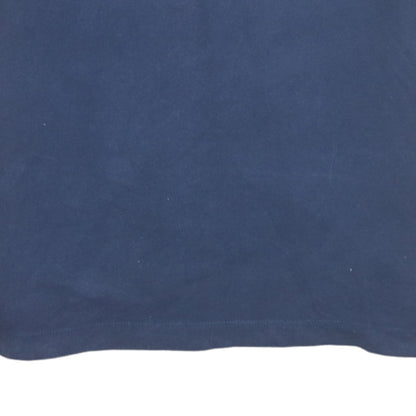 Tommy Jeans Men's Blue Regular Fit Cotton Polo Shirt S
