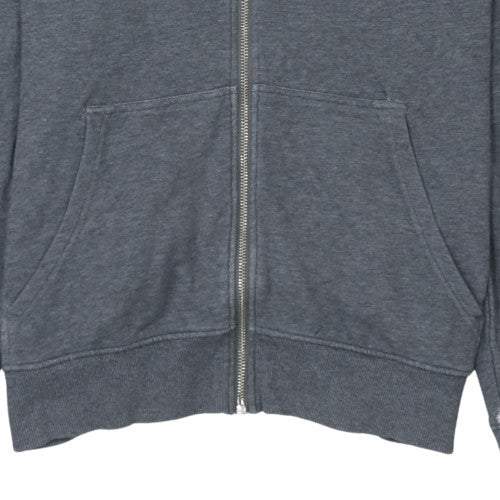 Mens UK Size M Calvin Klein Jeans Grey Full Zip Hoodie