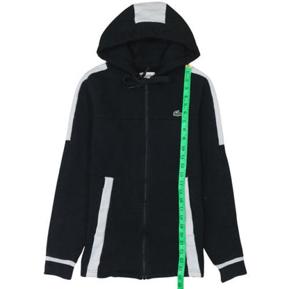 Mens UK Size XS Lacoste Black Full Zip Hoodie