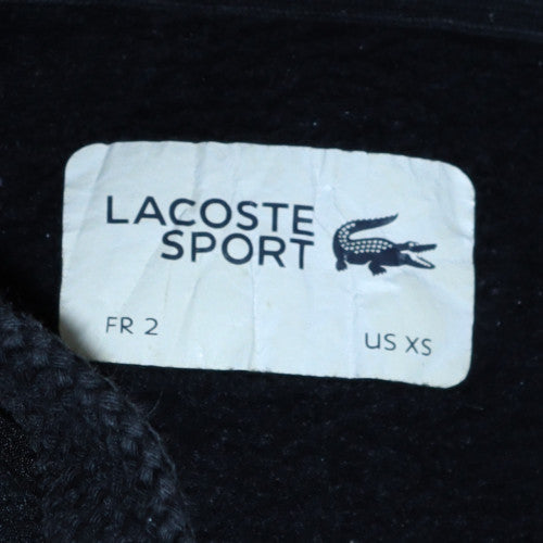 Mens UK Size XS Lacoste Black Full Zip Hoodie
