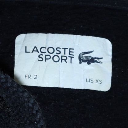 Mens UK Size XS Lacoste Black Full Zip Hoodie