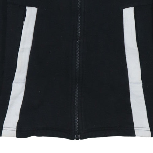 Mens UK Size XS Lacoste Black Full Zip Hoodie