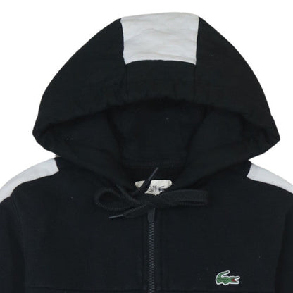 Mens UK Size XS Lacoste Black Full Zip Hoodie