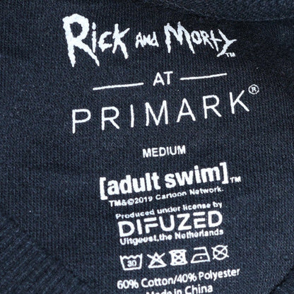 Mens UK Size M Primark Black Pullover Sweatshirt